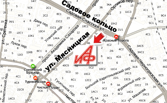 Карта москва ул мясницкая 35